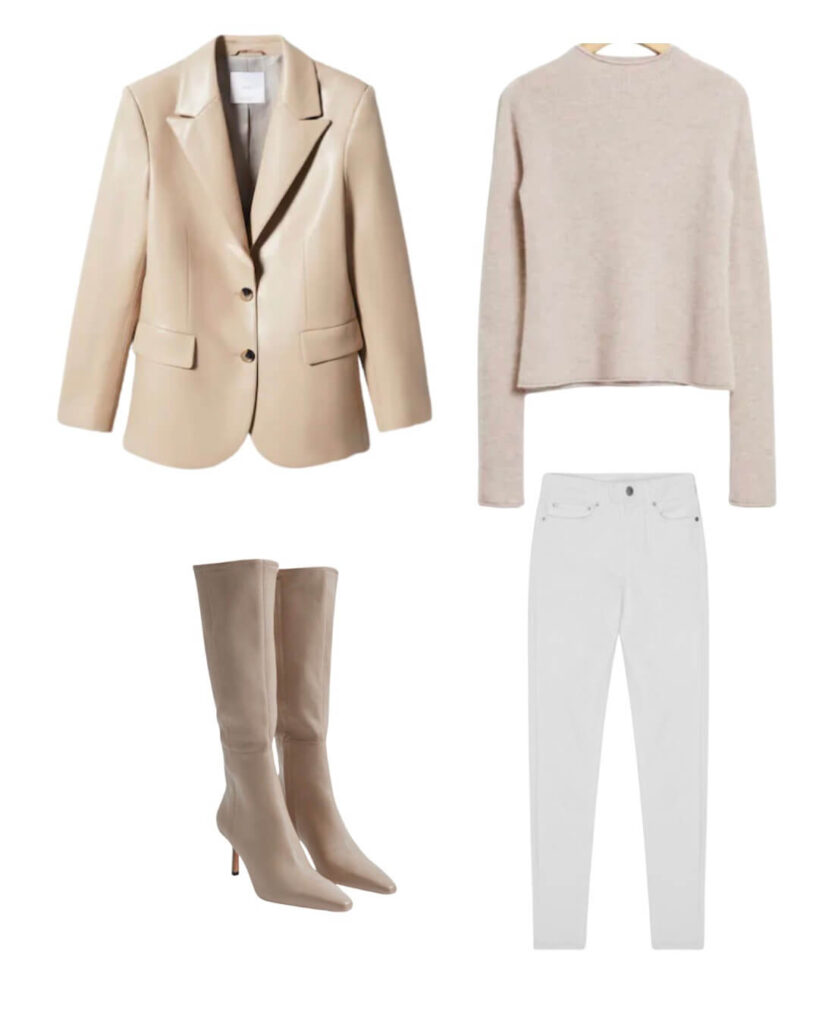 Blazer and smart casual outfit