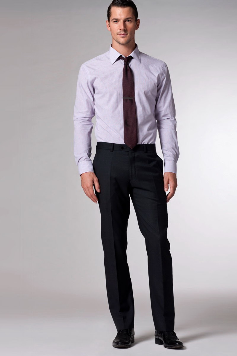 Custom tailored formal shirt and trousers