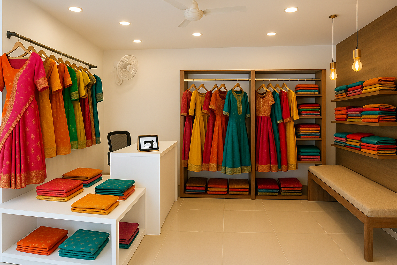 Fabric and design consultation space